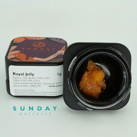 Sunday Extracts - 1g Concentrate Royal Jelly - 1