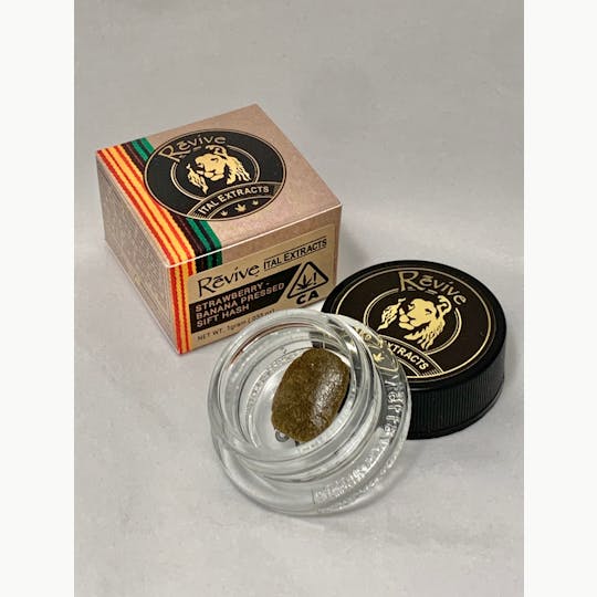 Revive Pure Life - Strawberry-Banana Pressed Sift Hash - 1 gram - 1