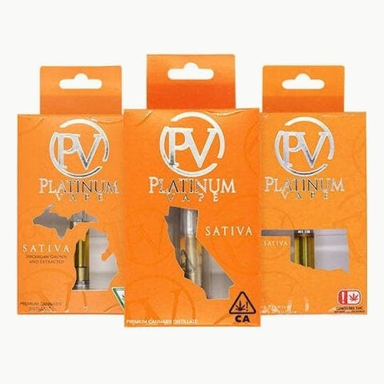 Platinum Vape - Platinum Vape Sour Jack (Sativa) 510 thread cartridge 0.5g - 1