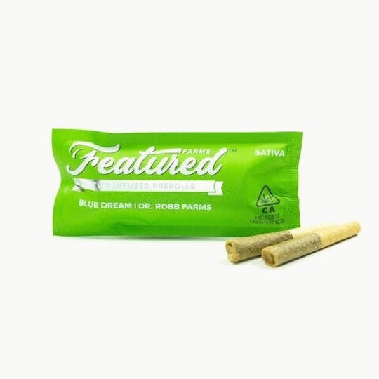 ROVE - Featured Farms | Infused Prerolls 2pk | Blue Dream | 1.0g - 1