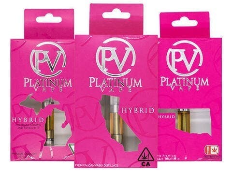 Platinum Vape - Platinum Vape Walker Kush (Hybrid) 510 thread cartridge 1g - 1
