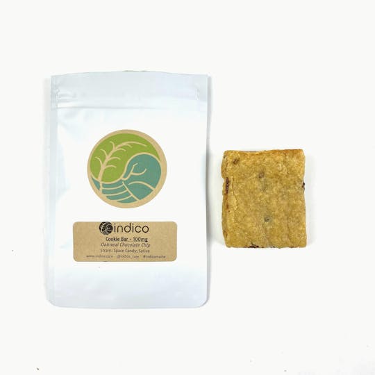 Indico - 100 mg Oatmeal Chocolate Chip Cookie Bar - 1