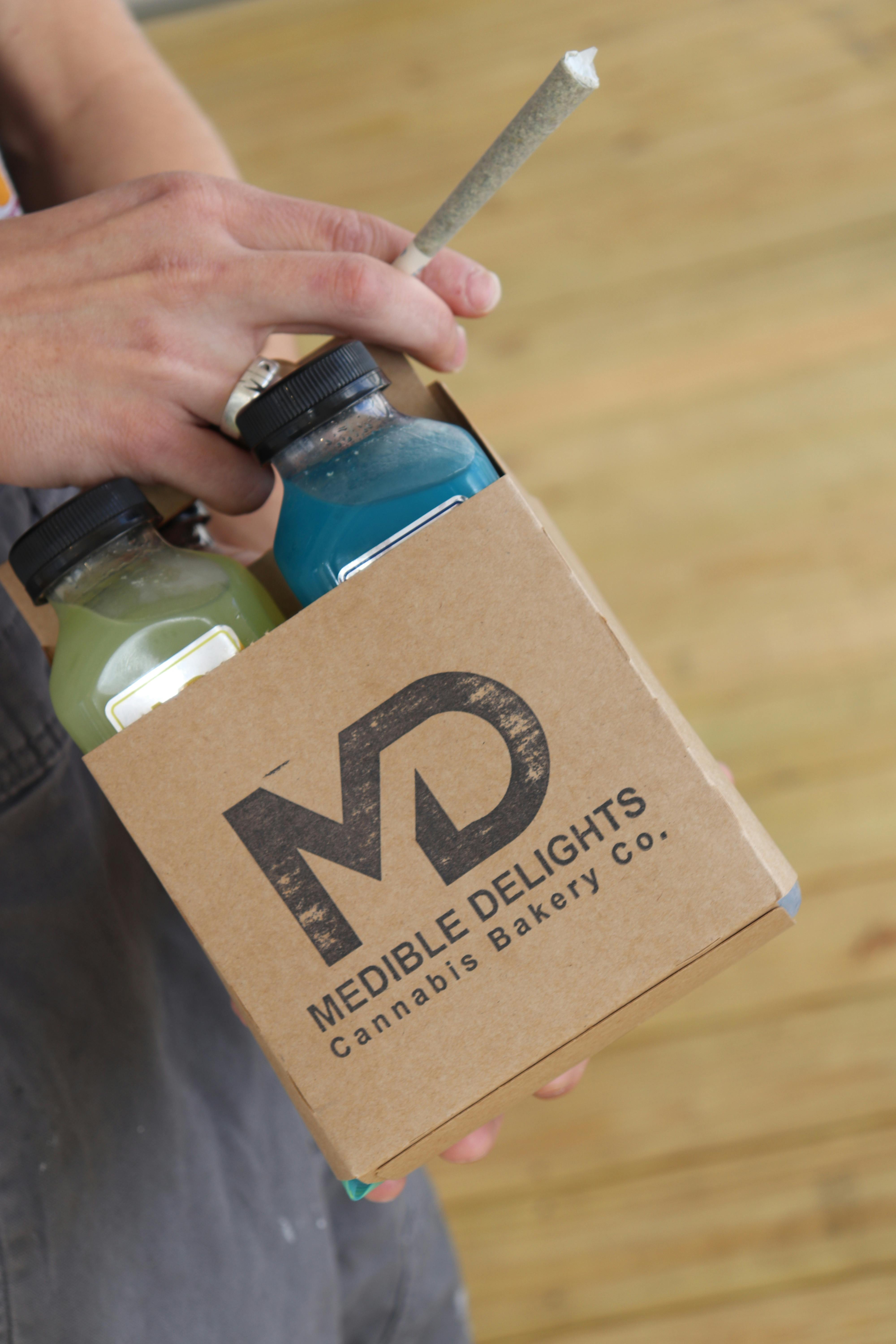 Medible Delights - Lemon Drop Lemonade 100mg THC (Vegan) - 1