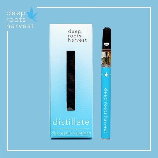 Deep Roots Harvest Distillate - Wedding Cake .3g Disposable Pen - 1