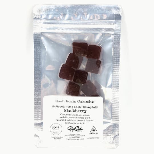 High Striker Farm - 10mg THC Blackberry Gummy Squares - 1
