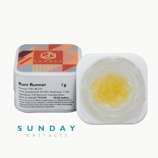 Sunday Extracts - 1g Concentrate Rum Runner - 1