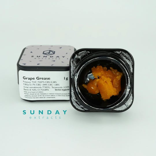 Sunday Extracts - 1g Concentrate Grape Grease - 1