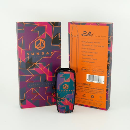 Sunday Extracts - Bellos Battery Pack - Purple & Orange - 1