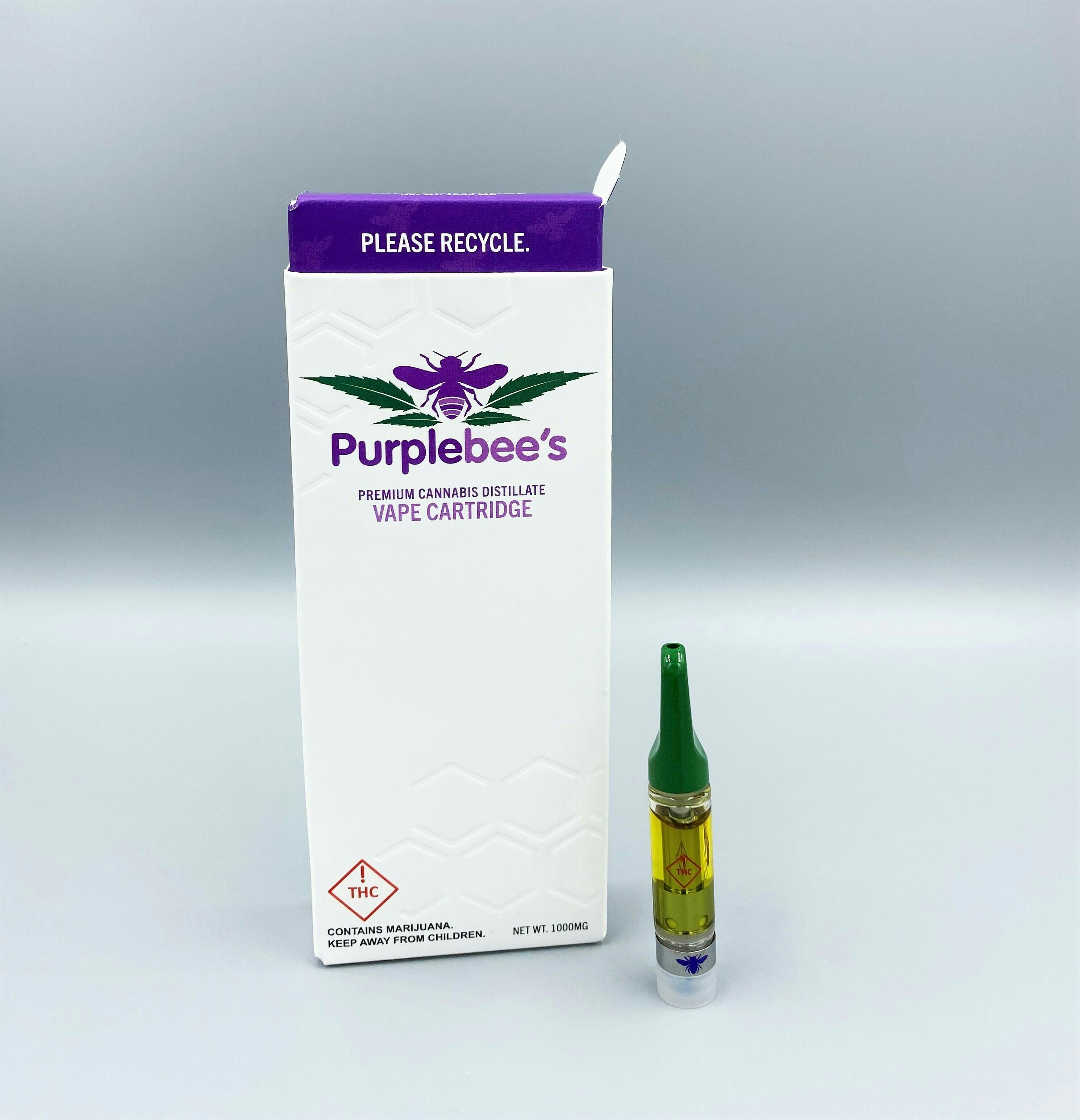 Purplebee's - Purplebee's Vape Cartridge - 1000mg - Fruit Punch (H) - 1