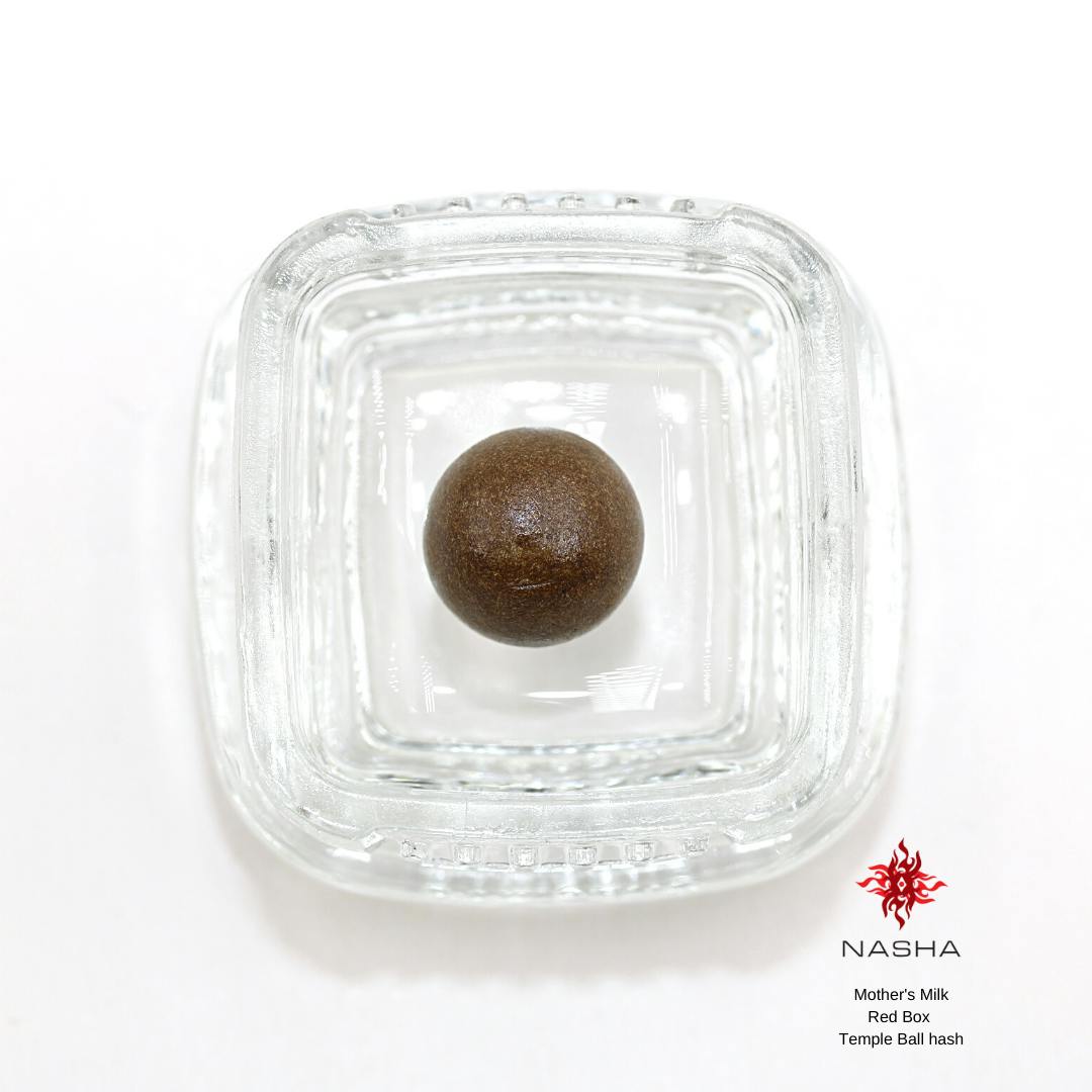 NASHA - Mother’s Milk Red Temple Ball Hash by Bandwagon Gardens - 1