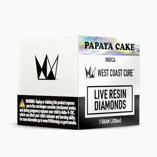 West Coast Cure - Papaya Cake Live Resin Diamonds - 1