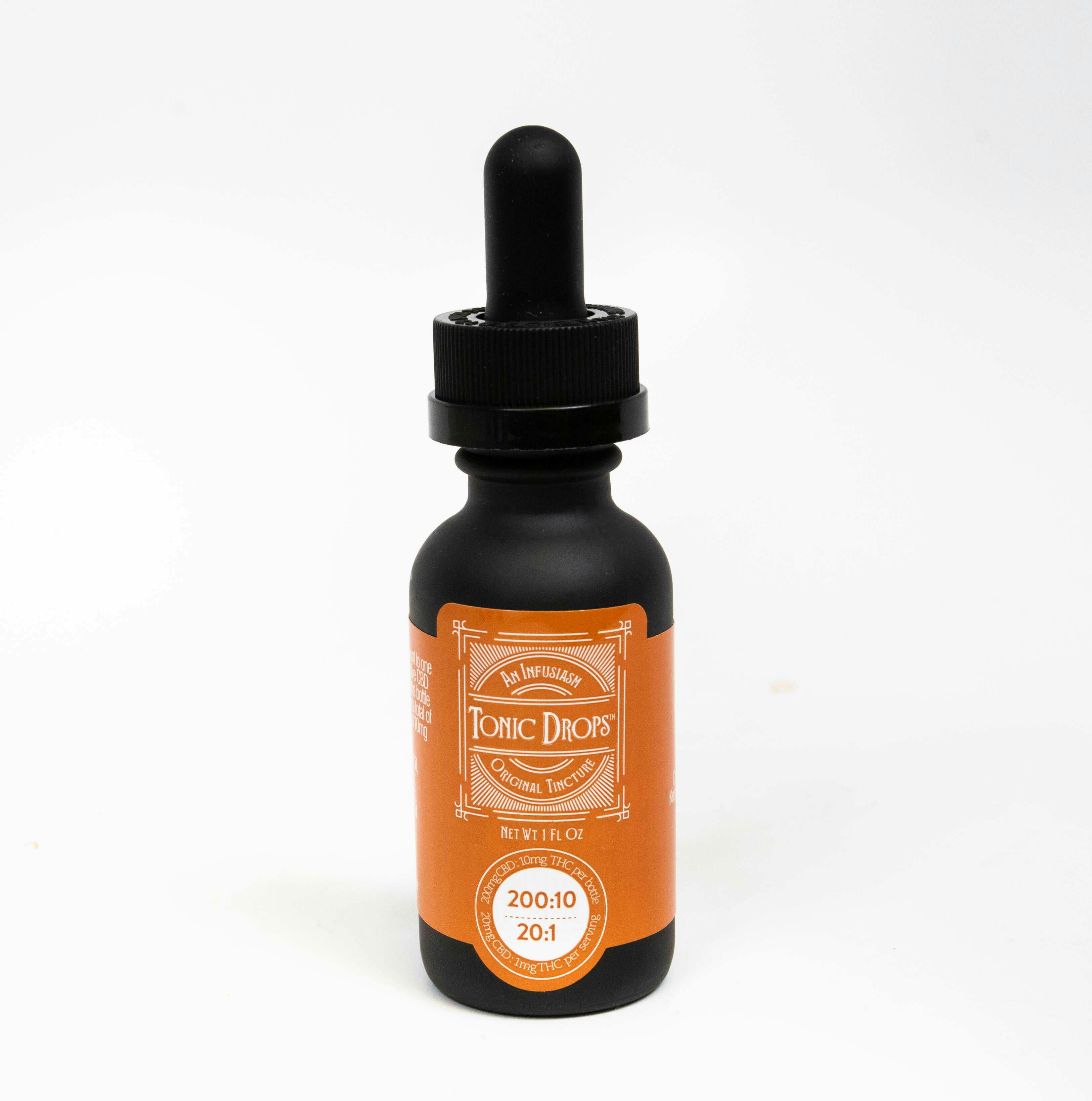 Tonic Drops - Tonic Drops 200mg CBD : 10mg THC - 1
