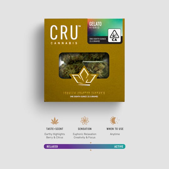 CRU Cannabis - Gelato (3.5 Grams) - 1