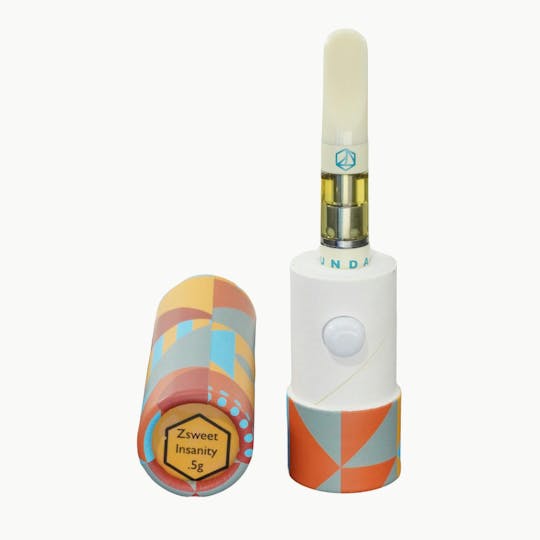 Sunday Extracts - 0.5g Live Resin Cartridge Zsweet Insanity - 1