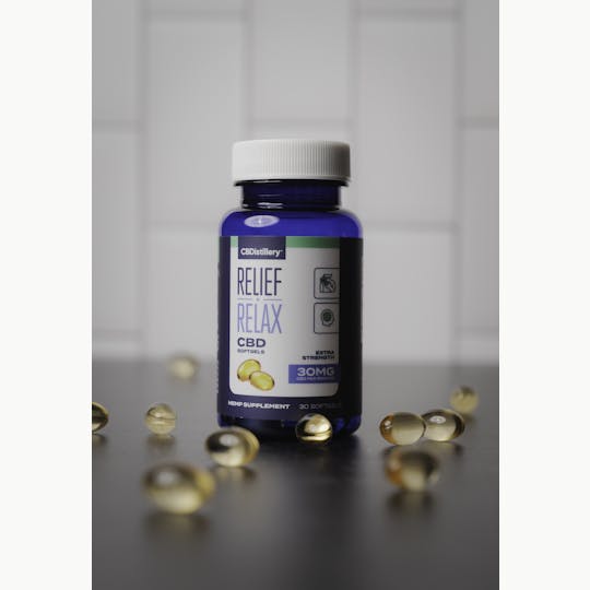 CBDistillery - Broad Spectrum CBD Softgels - 60-Count - 1