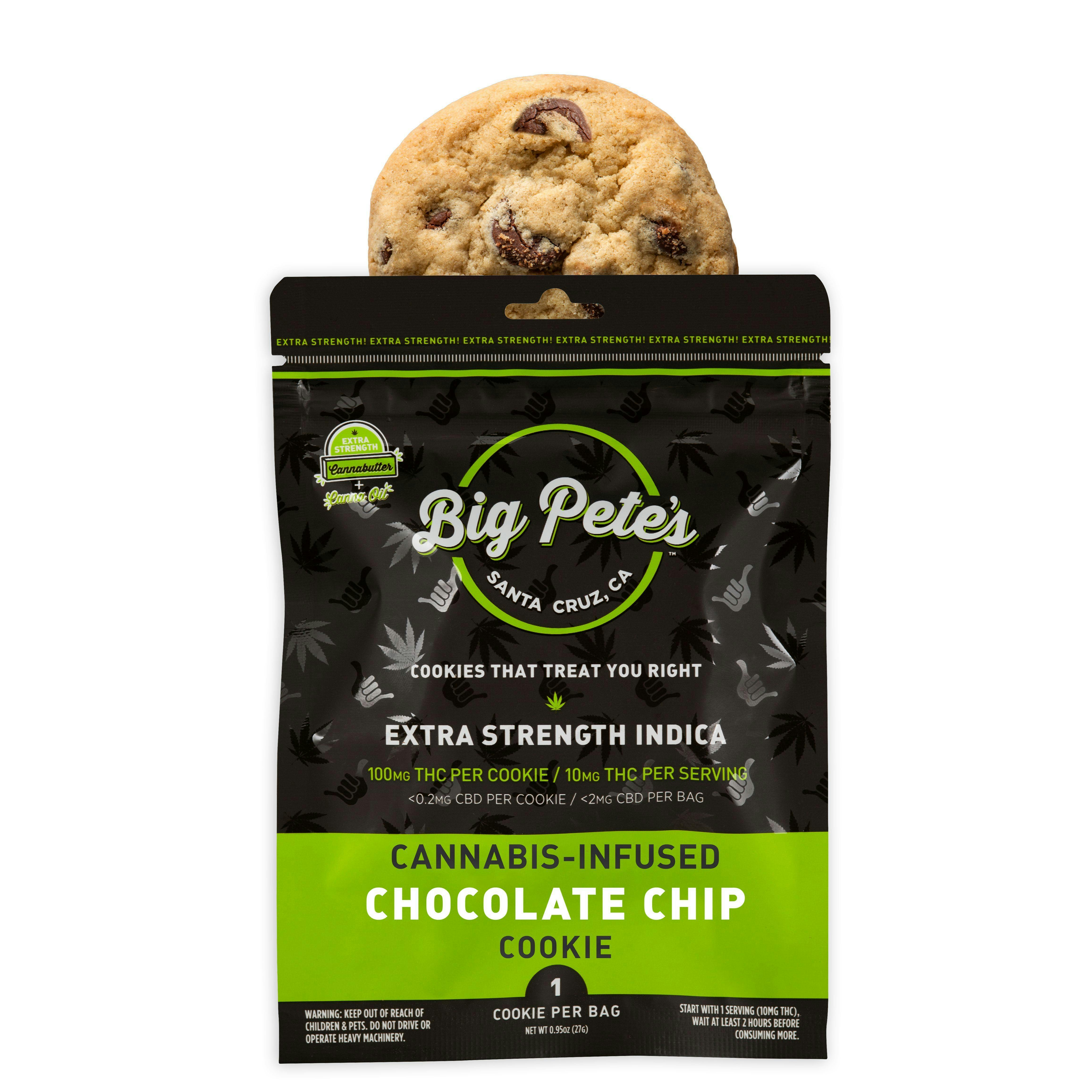 Big Pete's Treats - Extra Strength 100MG Chocolate Chip Cookie - 1