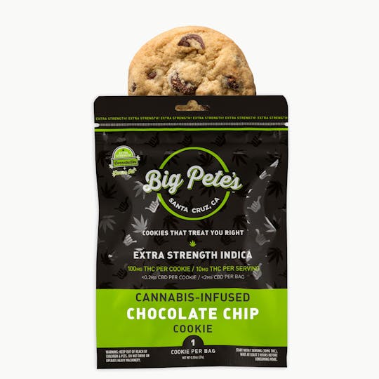 Big Pete's Treats - Extra Strength 100MG Chocolate Chip Cookie - 1