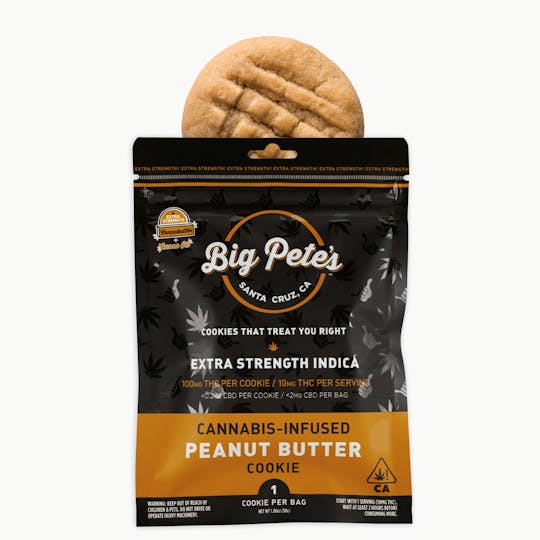 Big Pete's Treats - Extra Strength 100MG Peanut Butter Cookie - 1