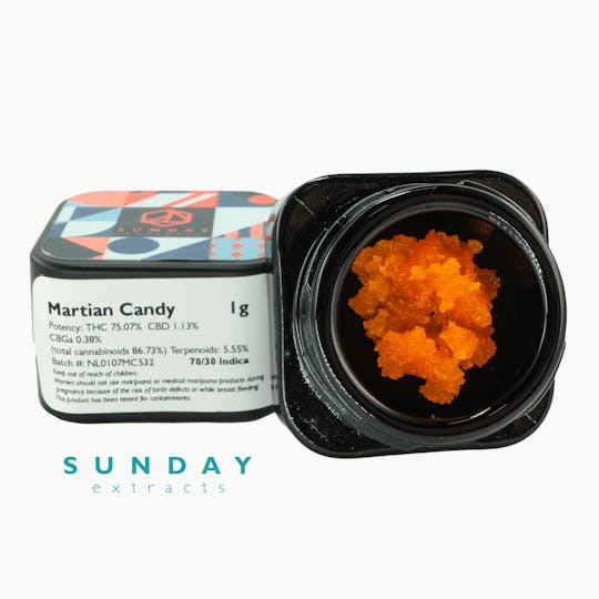 Sunday Extracts - 1g Concentrate Martian Candy - 1