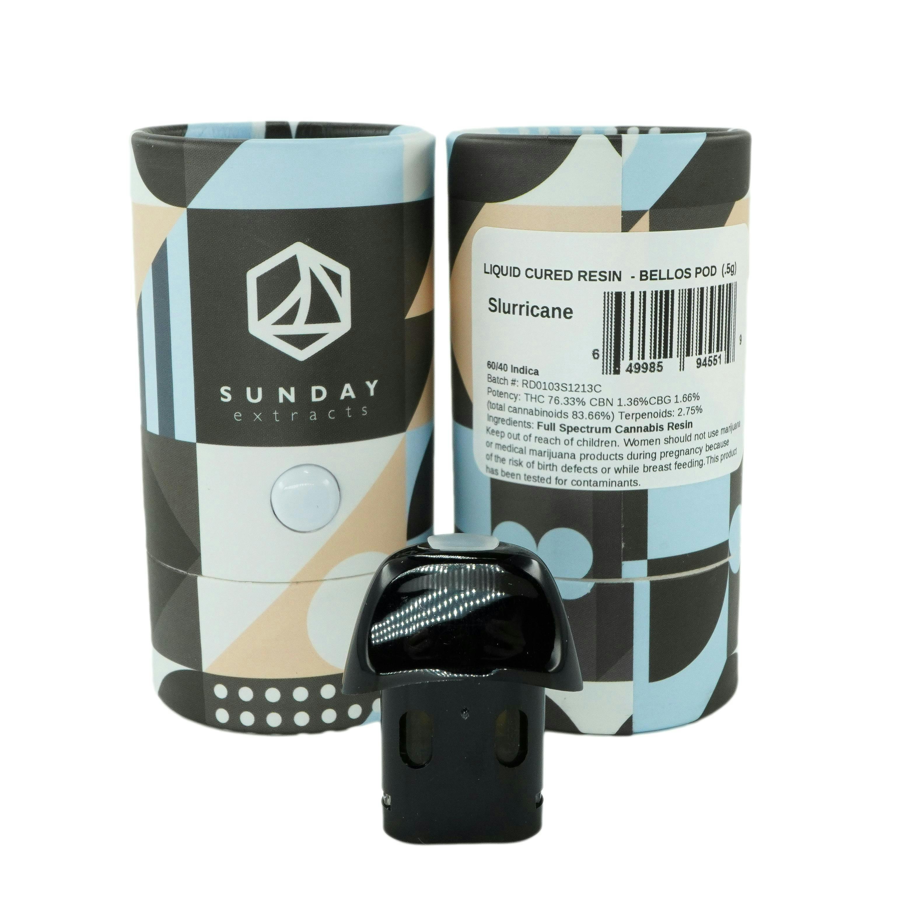 Sunday Extracts - 0.5g Bellos Pod Slurricane - 1