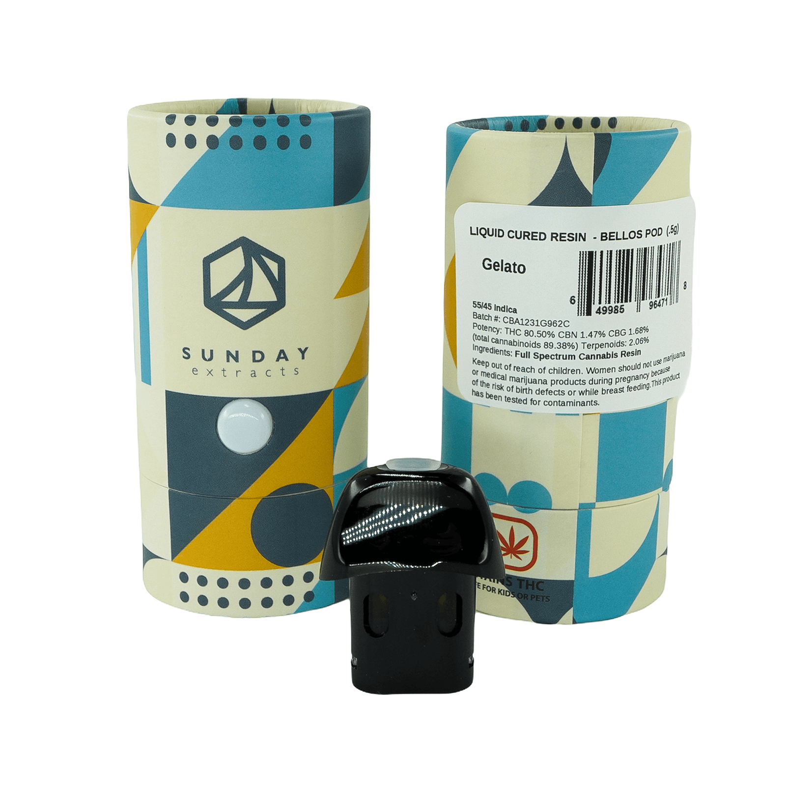 Sunday Extracts - 0.5g Bellos Pod Gelato - 1