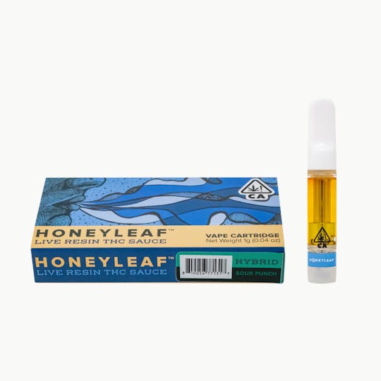 Honeyleaf - SOUR PUNCH - 1G LIVE RESIN CARTRIDGE - HYBRID - 1