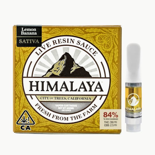 HIMALAYA - Lemon Banana Sherbet (Live Sauce) Cartridge - 0.5g - 1