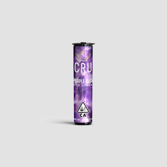 CRU Cannabis - Purple Kush (0.5G Pre-Roll) - 1