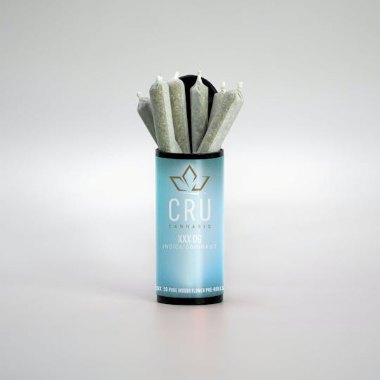 CRU Cannabis - XXX OG (0.5G Pre-Roll 6 pack) - 1