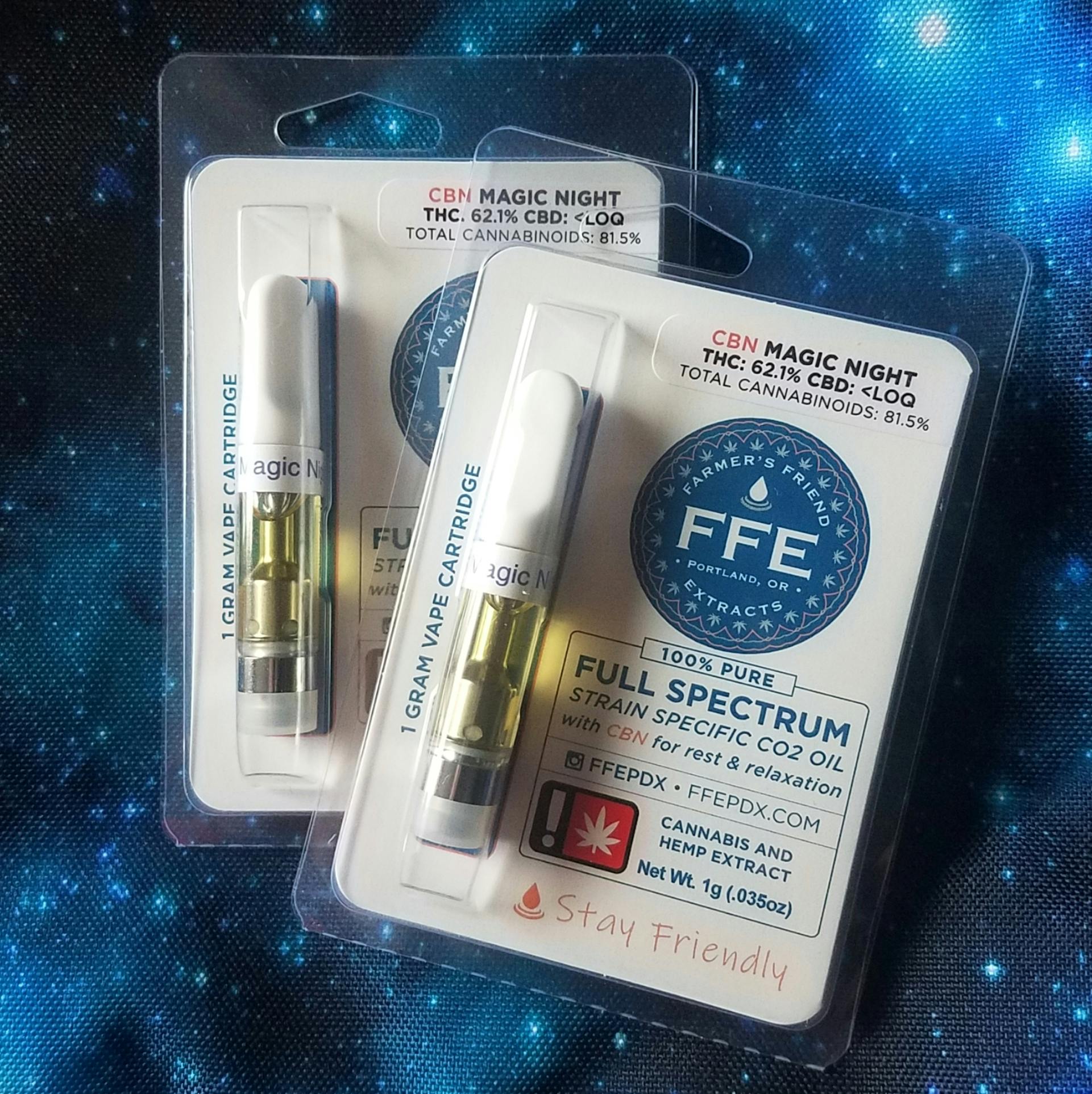 Farmer's Friend Extracts - CBN-rich Astral Cookies 1g cartridge - 1