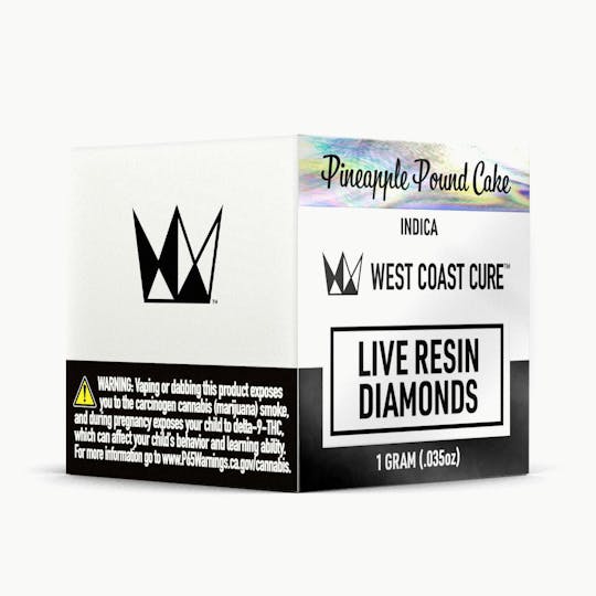 West Coast Cure - Pineapple Pound Cake Live Resin Diamonds - 1
