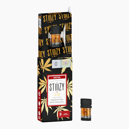 STIIIZY - Vape Cartridge - SUPER LEMON HAZE .5G Live Resin Pod - STIIIZY - 1
