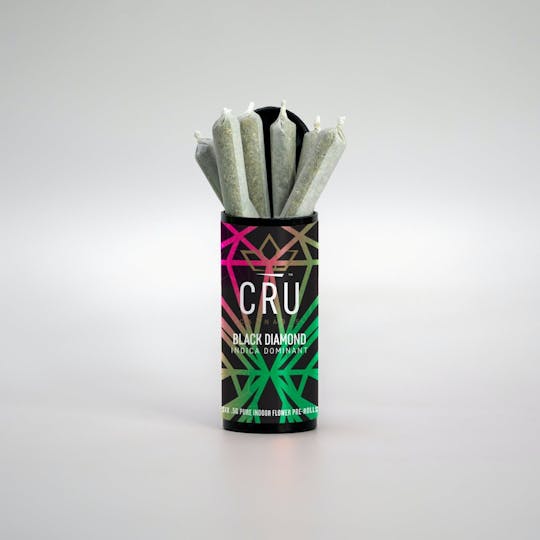 CRU Cannabis - Black Diamond (0.5G Pre-Roll 6 pack) - 1
