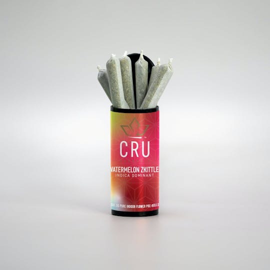 CRU Cannabis - Watermelon Zkittlez (0.5G Pre-Roll 6 pack) - 1