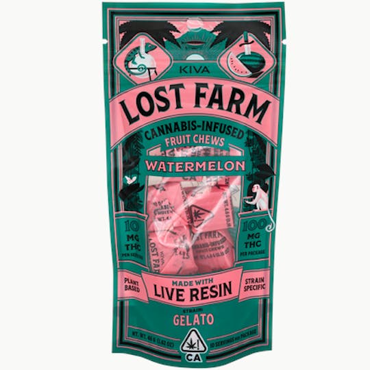 Kiva Confections - Lost Farm Watermelon 'Gelato' Chew - 1