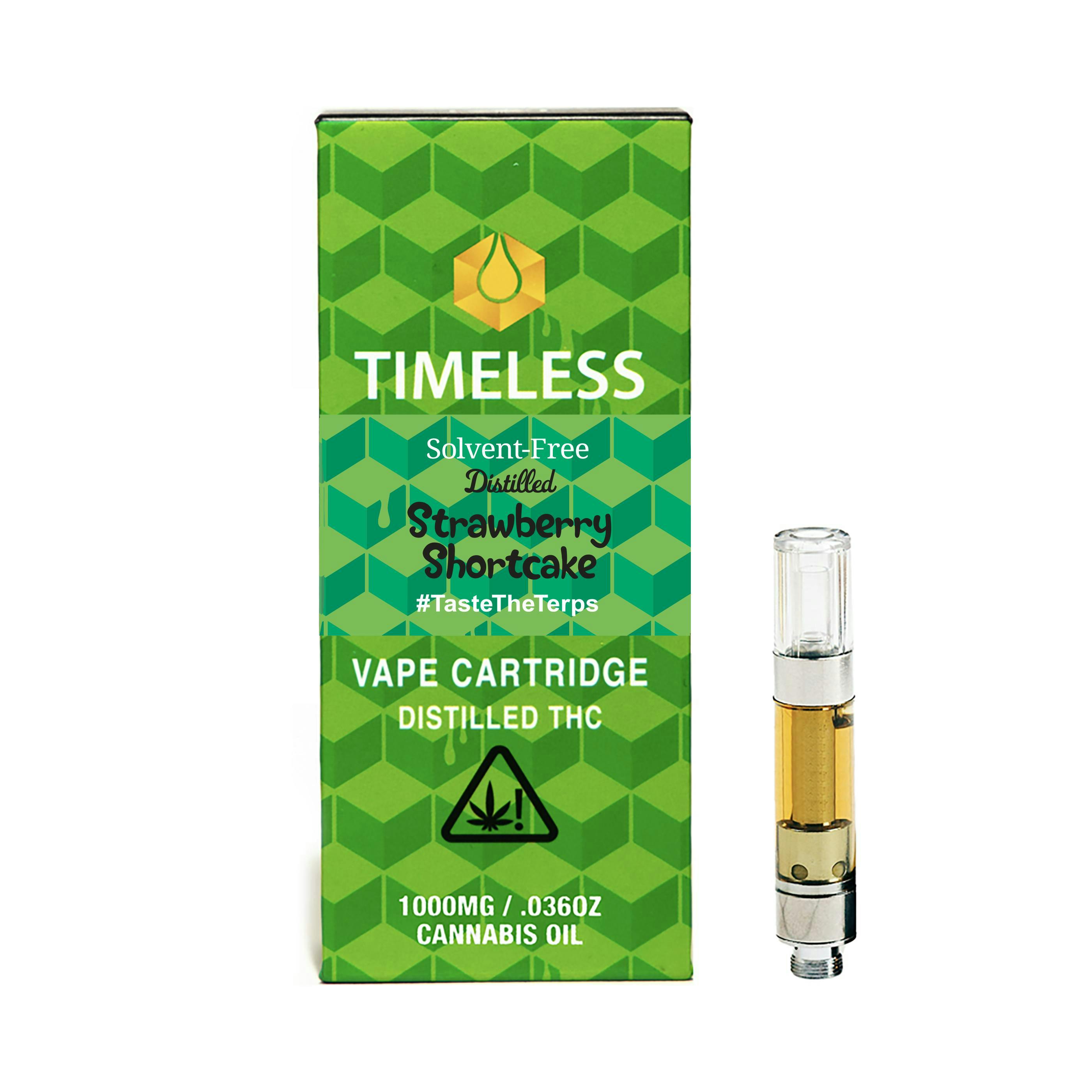 Timeless Vapes - Strawberry Shortcake | CHILL Cartridge | 1g - 1