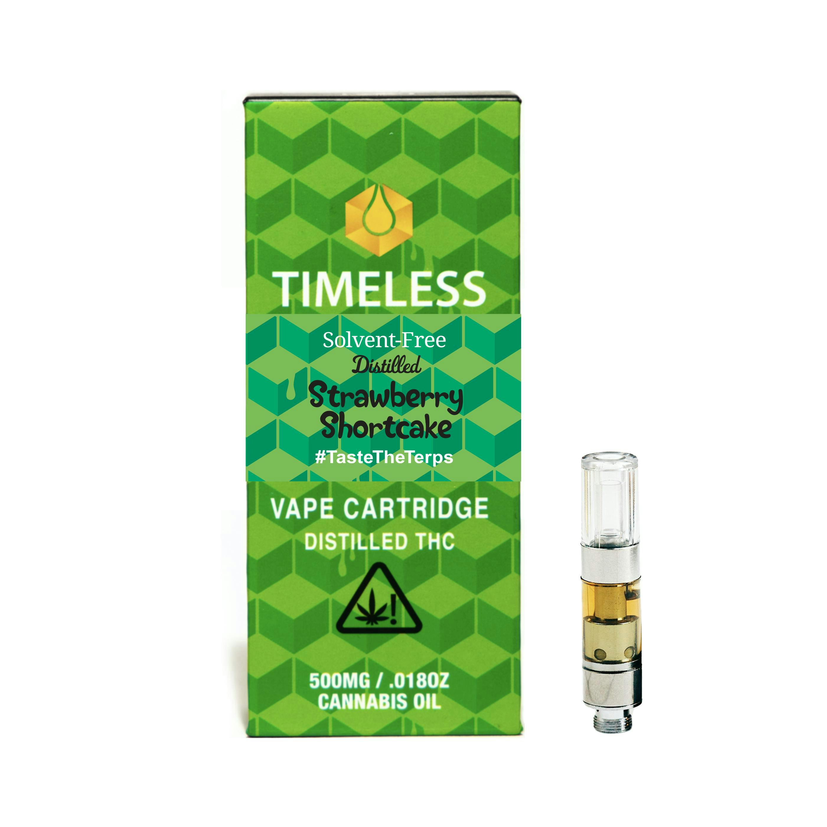 Timeless Vapes - Strawberry Shortcake | CHILL Cartridge | 0.5g - 1