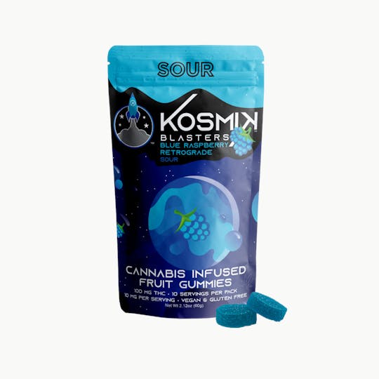 Kosmik Brands - Sour Blaster 100mg - Blue Raspberry Retrograde | OK - 1