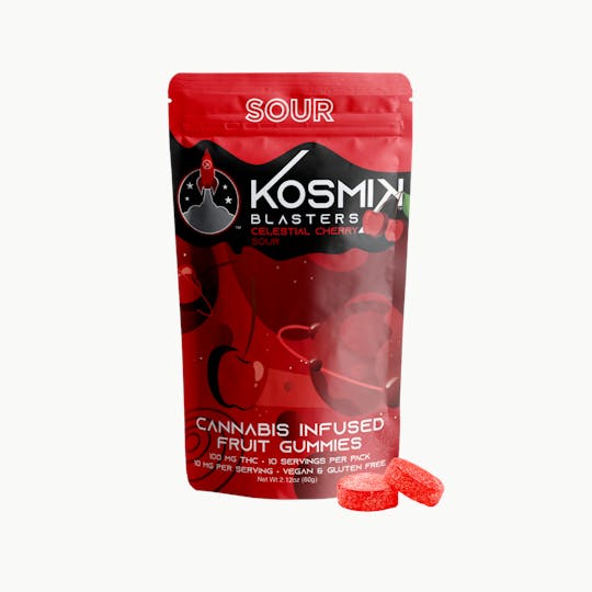 Kosmik Brands - Sour Blaster 100mg - Celestial Cherry | OK - 1