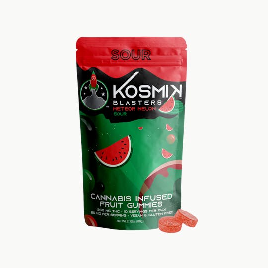 Kosmik Brands - Sour Blaster 250mg - Meteor Melon | OK - 1