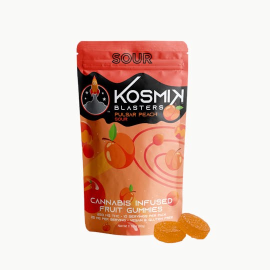Kosmik Brands - Sour Blaster 250mg - Pulsar Peach | OK - 1