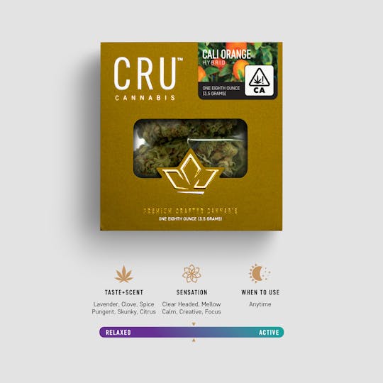 CRU Cannabis - Cali Orange (3.5 Grams) - 1