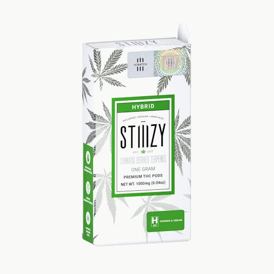 STIIIZY - Vape Cartridge - COOKIES & CREAM 1G CDT Pod - STIIIZY - 1