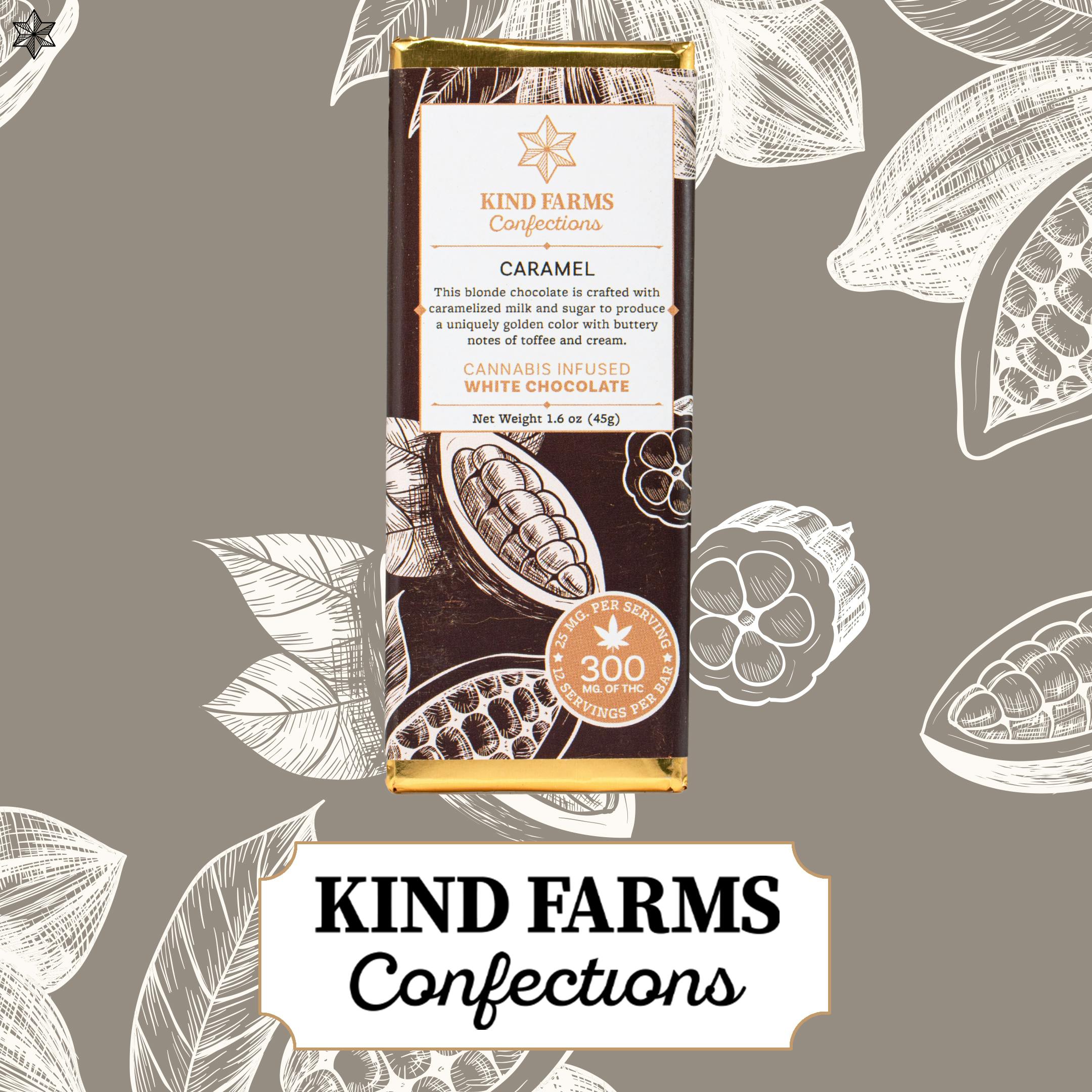 Kind Farms Reserve - Caramel Bar 300mg THC - Kind Farms Confections - 1