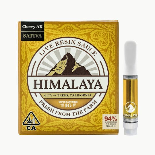 HIMALAYA - Cherry AK (Live Sauce) Cartridge - 1G - 1