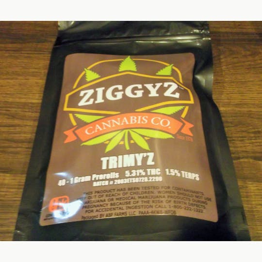 Ziggyz Pharms - Preroll 40 Pack - 1 Gram Trimy'z - 1