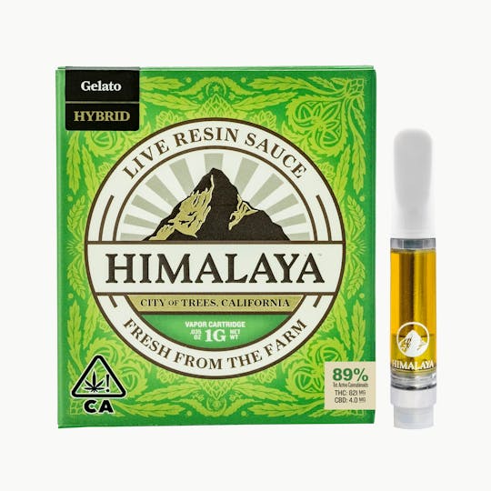 HIMALAYA - Gelato (Live Sauce) Cartridge - 1G - 1