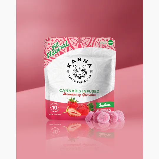 KANHA - Strawberry | Classic | Indica | 100mg THC | 10-pack - 1