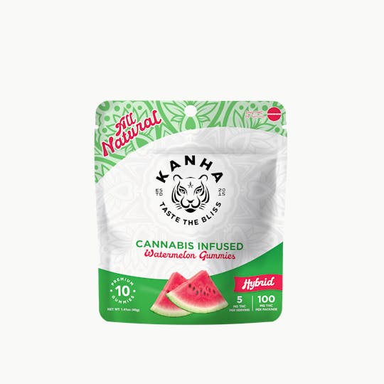 KANHA - KANHA | Watermelon | Hybrid | 100mg THC | 10-pack - 1