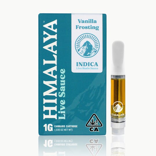 HIMALAYA - Vanilla Frosting (Live Sauce) Cartridge - 1G - 1